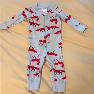 Hanna Andersson foxy pajamas 9-12 months
